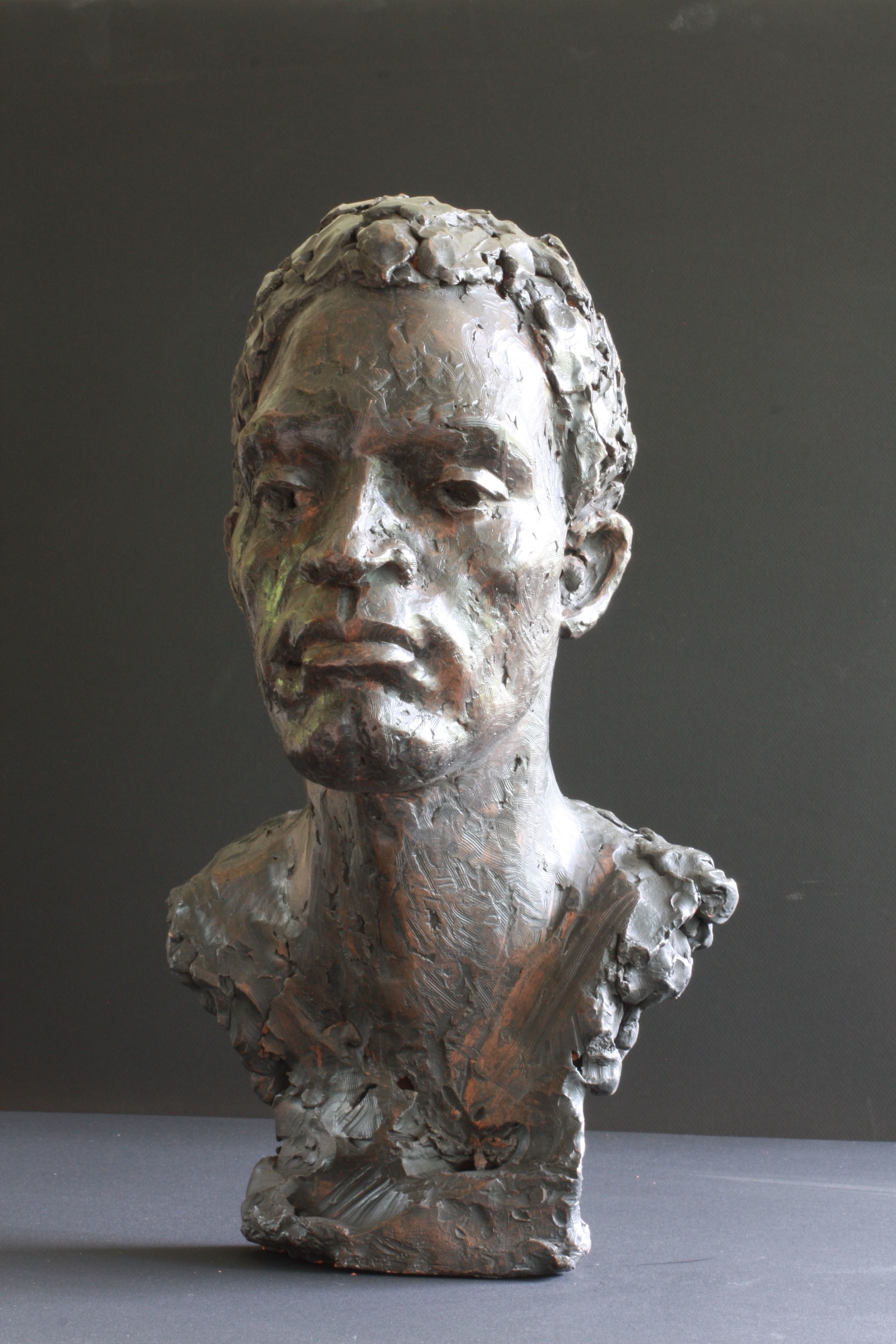 Buste Terre cuite - Auvrouin - Atelier Saint Fargeau