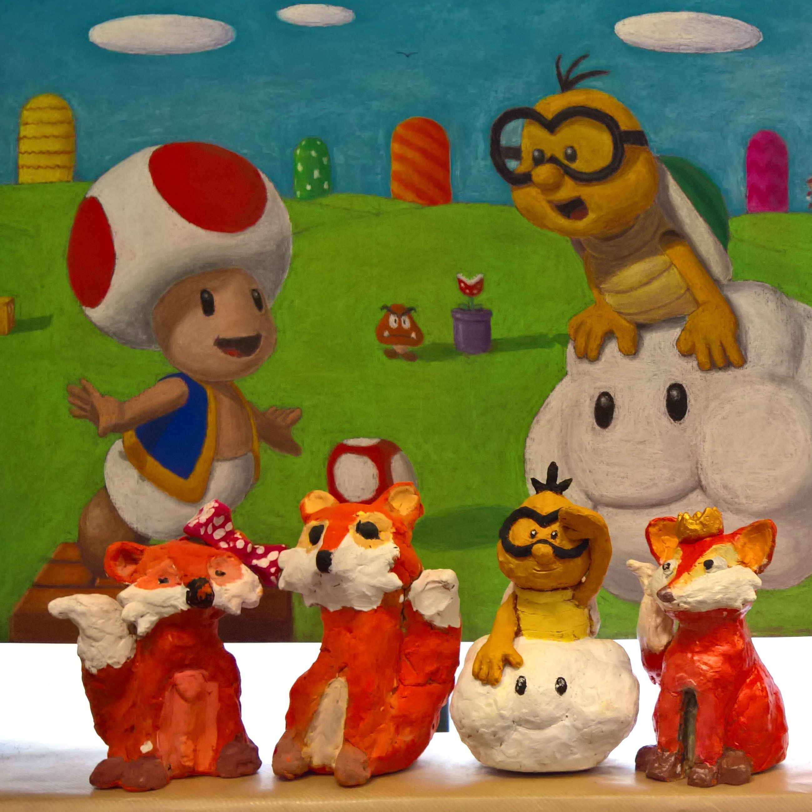 Petits renards - Atelier Saint Fargeau - Travaux des enfants